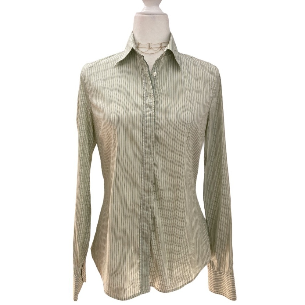 Agnona Italy Striped Tailored Button down Shirt
